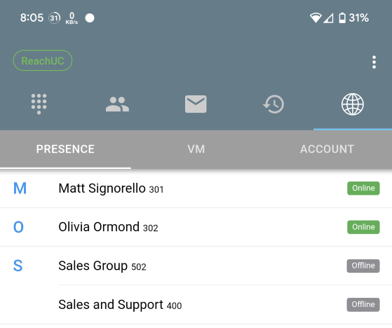 Android Call Presence Screenshot Cropped